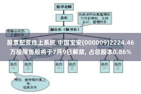 股票配资线上系统 中国宝安(000009)2224.46万股限售股将于7月9日解禁, 占总股本0.86%